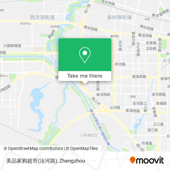 美品家购超市(汝河路) map