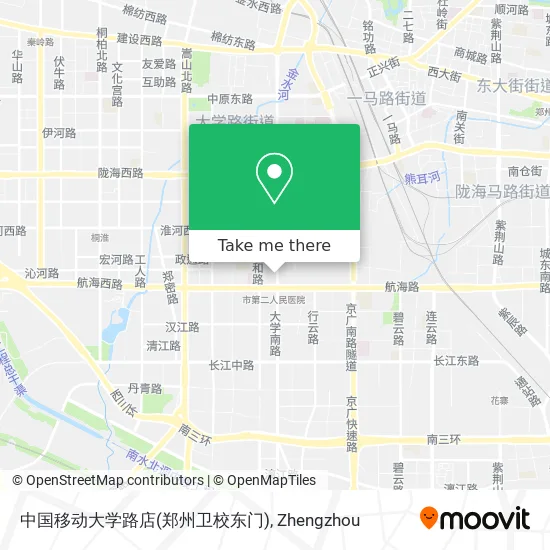 中国移动大学路店(郑州卫校东门) map