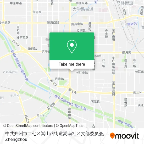 中共郑州市二七区嵩山路街道嵩南社区支部委员会 map