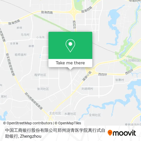 中国工商银行股份有限公司郑州澍青医学院离行式自助银行 map