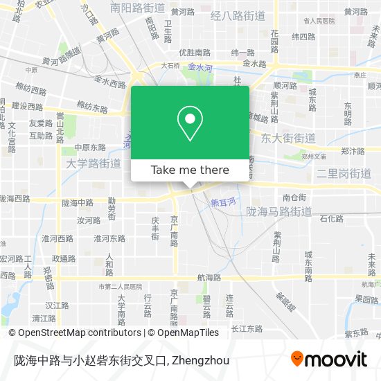 陇海中路与小赵砦东街交叉口 map