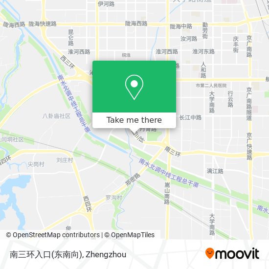 南三环入口(东南向) map