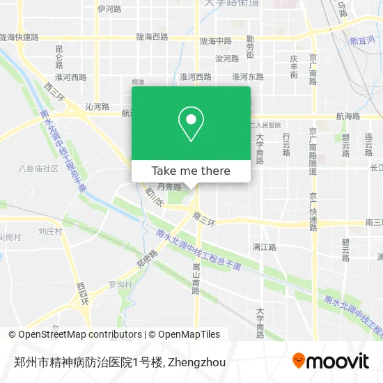 郑州市精神病防治医院1号楼 map