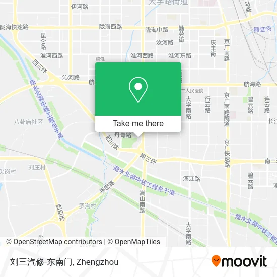 刘三汽修-东南门 map