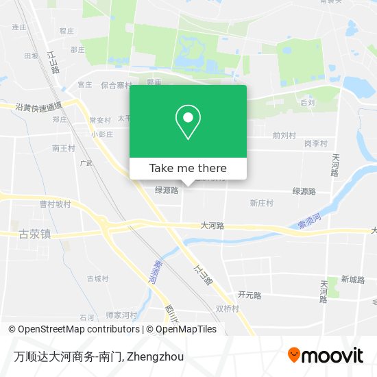 万顺达大河商务-南门 map