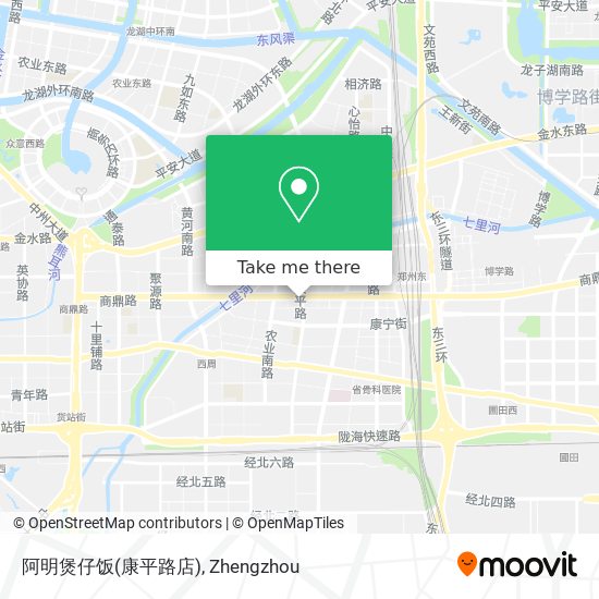 阿明煲仔饭(康平路店) map