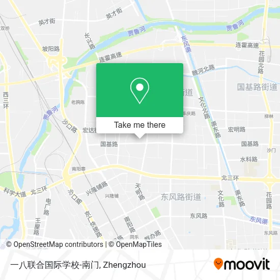 一八联合国际学校-南门 map