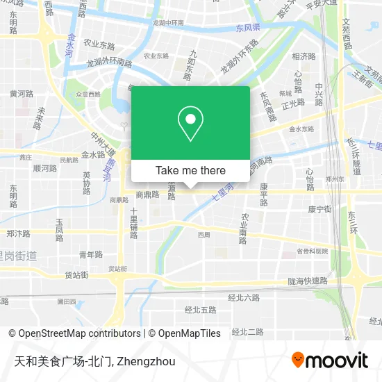 天和美食广场-北门 map