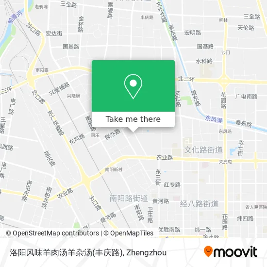 洛阳风味羊肉汤羊杂汤(丰庆路) map