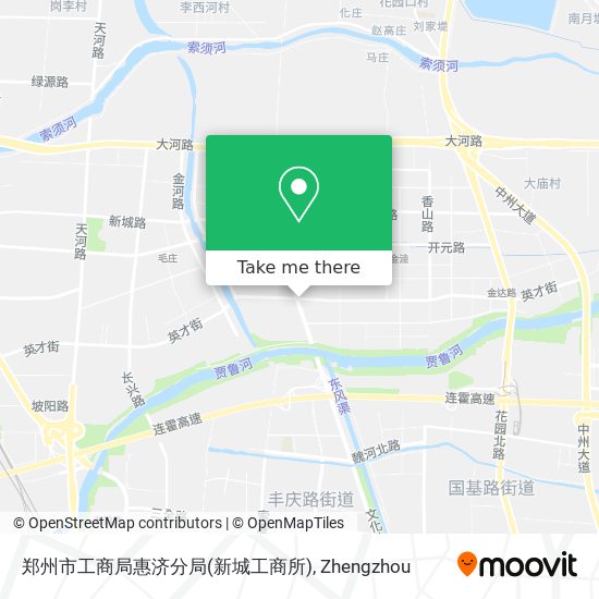 郑州市工商局惠济分局(新城工商所) map