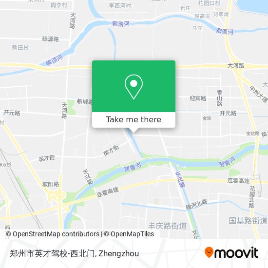 郑州市英才驾校-西北门 map