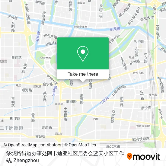 祭城路街道办事处阿卡迪亚社区居委会蓝天小区工作站 map