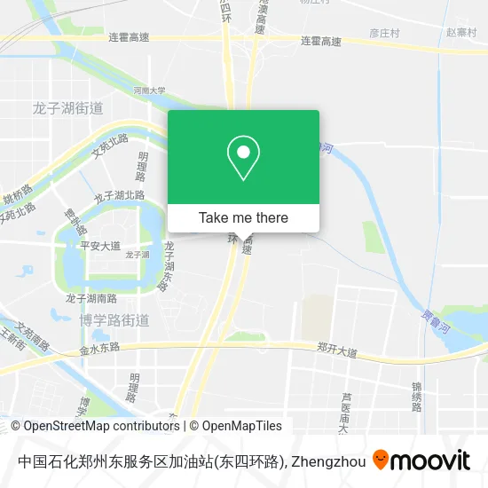 中国石化郑州东服务区加油站(东四环路) map