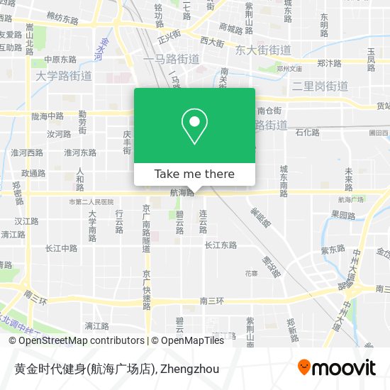 黄金时代健身(航海广场店) map