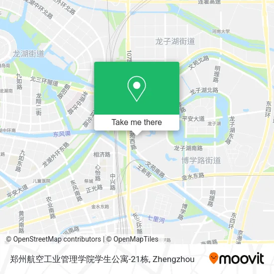 郑州航空工业管理学院学生公寓-21栋 map