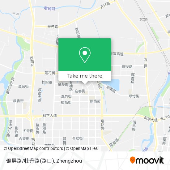 银屏路/牡丹路(路口) map