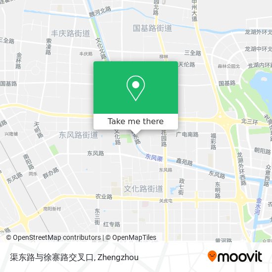 渠东路与徐寨路交叉口 map