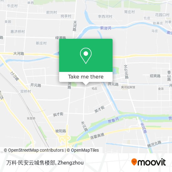 万科·民安云城售楼部 map