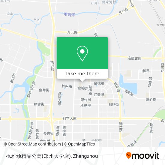 枫雅颂精品公寓(郑州大学店) map