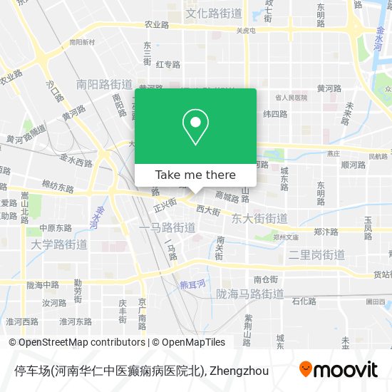 停车场(河南华仁中医癫痫病医院北) map
