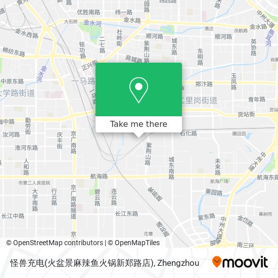 怪兽充电(火盆景麻辣鱼火锅新郑路店) map