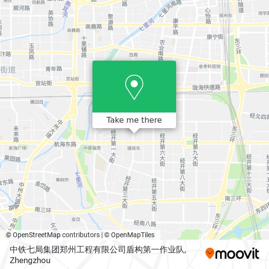 中铁七局集团郑州工程有限公司盾构第一作业队 map