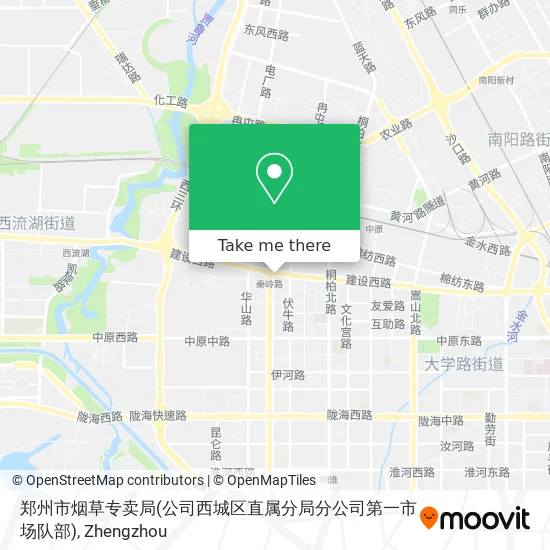 郑州市烟草专卖局(公司西城区直属分局分公司第一市场队部) map