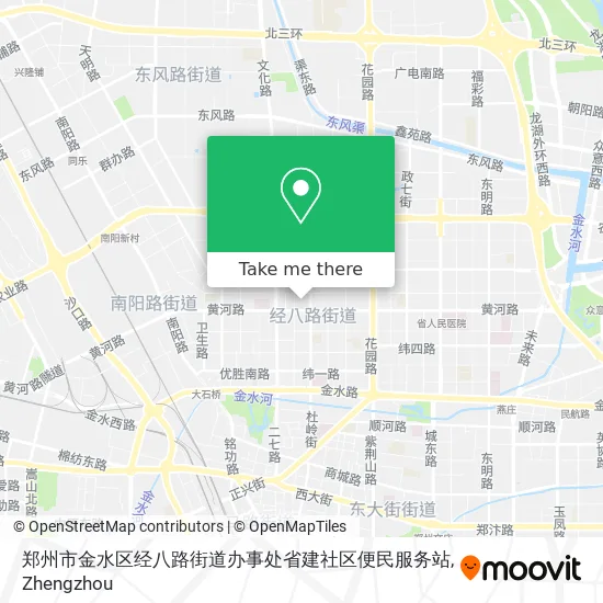 郑州市金水区经八路街道办事处省建社区便民服务站 map