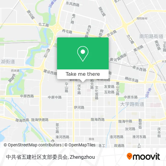 中共省五建社区支部委员会 map