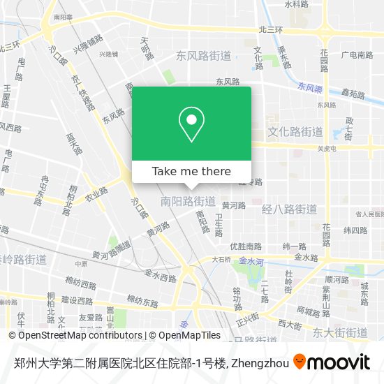 郑州大学第二附属医院北区住院部-1号楼 map