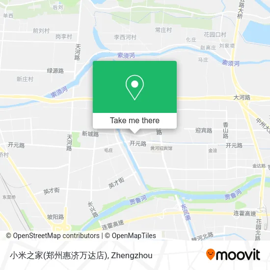 小米之家(郑州惠济万达店) map