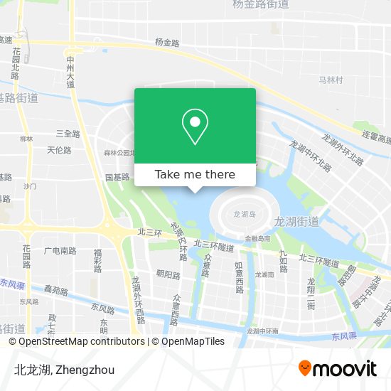 北龙湖 map