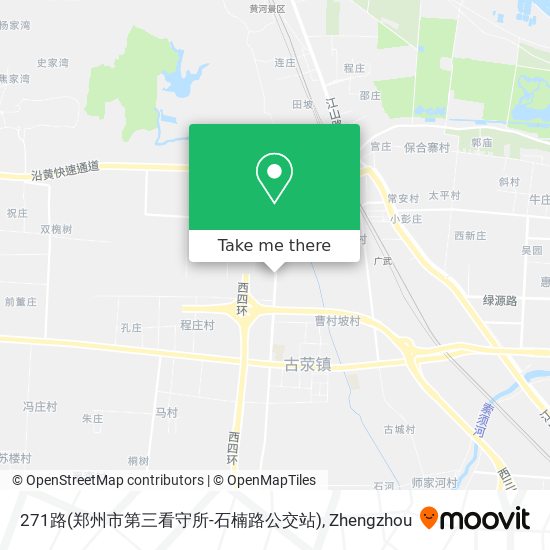 271路(郑州市第三看守所-石楠路公交站) map
