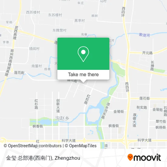 金玺·总部港(西南门) map