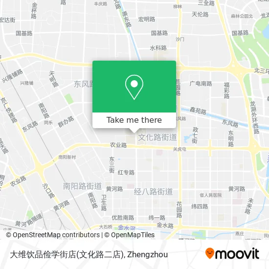 大维饮品俭学街店(文化路二店) map