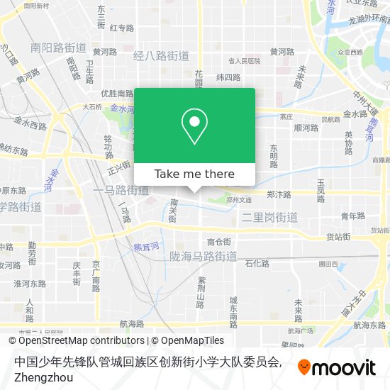 中国少年先锋队管城回族区创新街小学大队委员会 map