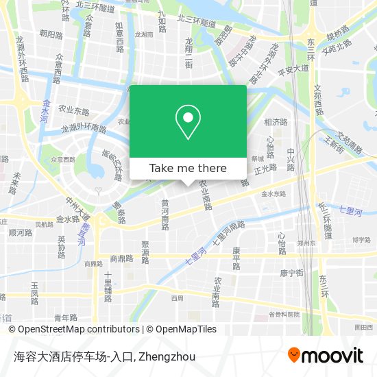 海容大酒店停车场-入口 map