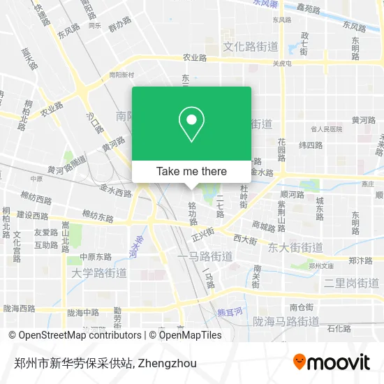 郑州市新华劳保采供站 map