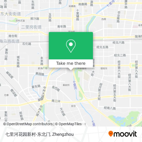 七里河花园新村-东北门 map