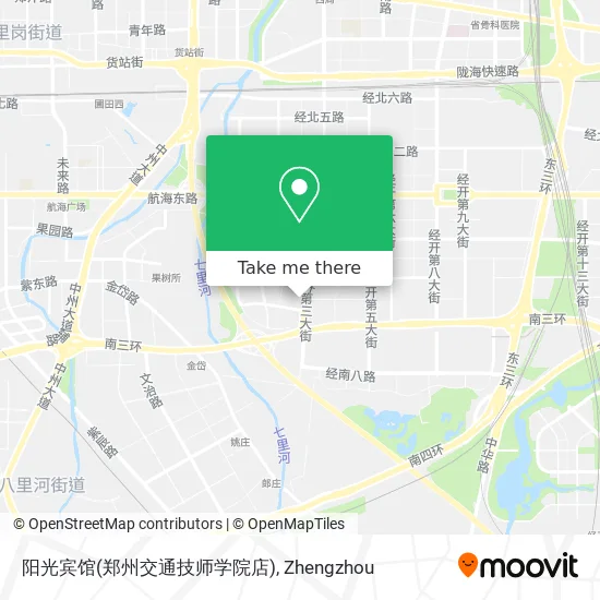 阳光宾馆(郑州交通技师学院店) map
