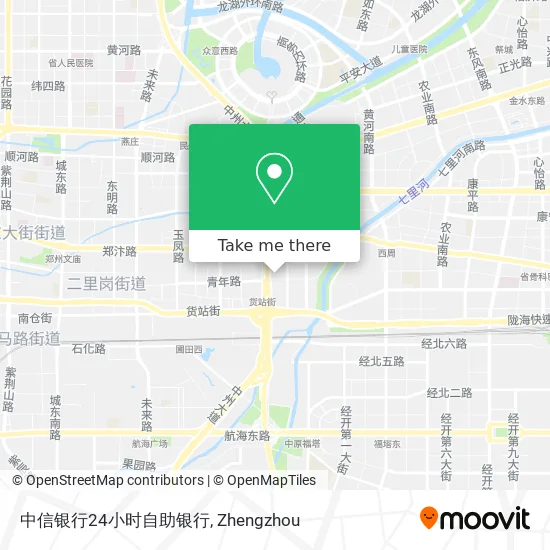 中信银行24小时自助银行 map