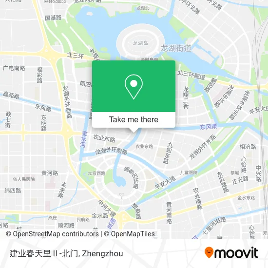 建业春天里Ⅱ-北门 map