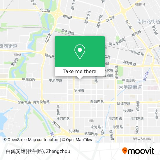 白鸽宾馆(伏牛路) map