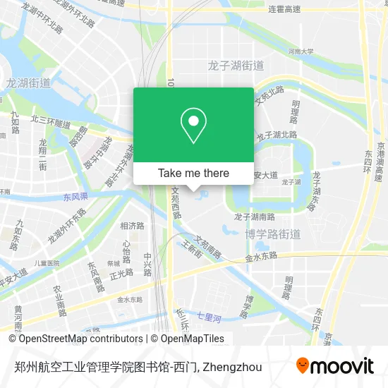 郑州航空工业管理学院图书馆-西门 map
