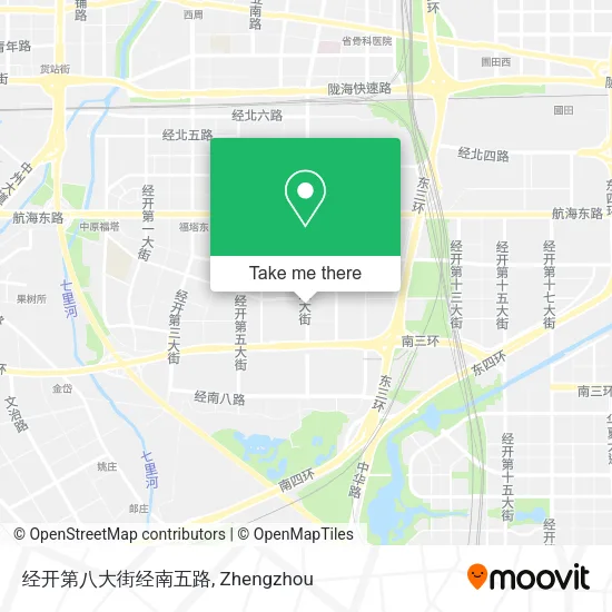 经开第八大街经南五路 map