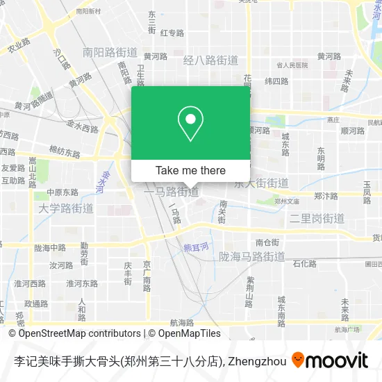 李记美味手撕大骨头(郑州第三十八分店) map