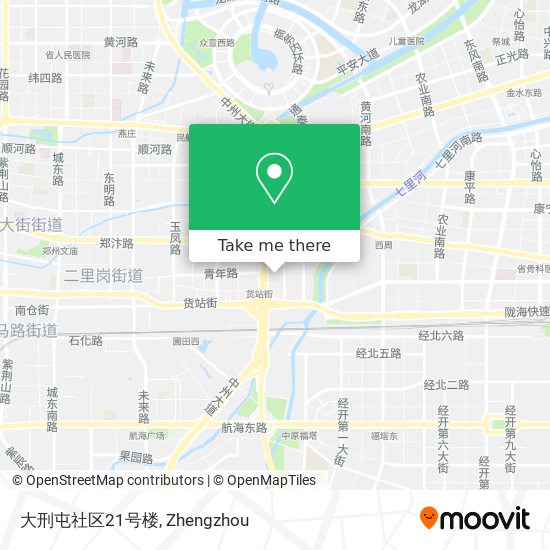 大刑屯社区21号楼 map