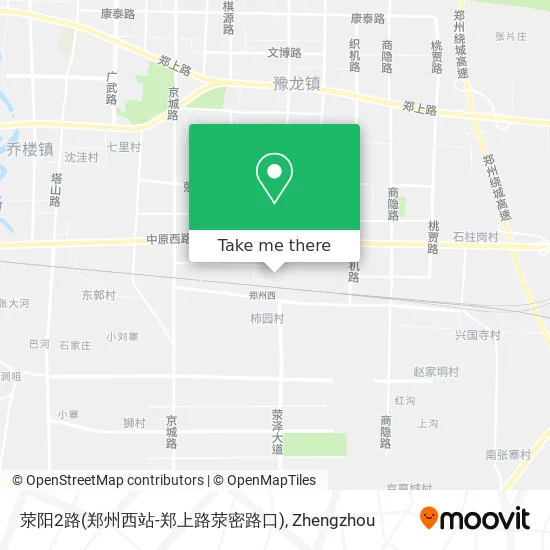 荥阳2路(郑州西站-郑上路荥密路口) map