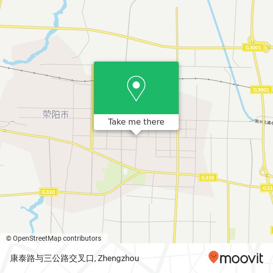 康泰路与三公路交叉口 map