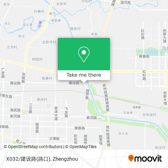 X032/建设路(路口) map